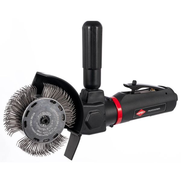 Air Lamellar grinder with accessories 3500 rpm 1/4