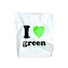 plastic-draagtas-i-love-green-45-50-5cm-wit - 360° presentation