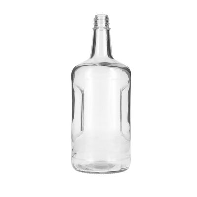 1.75 Liter Clear Glass Liquor Bottles