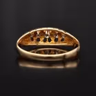 Antique 18k Gold Five Stone Diamond Ring