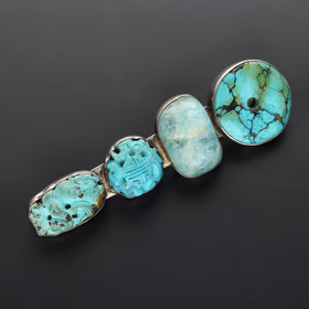 Rebecca Collins 'Bless Our Earth' Multi Stone Brooch