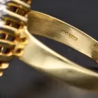 18ct Gold Diamond and Sapphire Ring