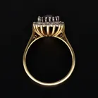 18ct Yellow Gold Amethyst & Diamond Ring