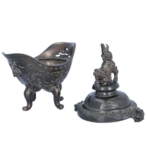 19th Century Chinese Bronze Censer image-5