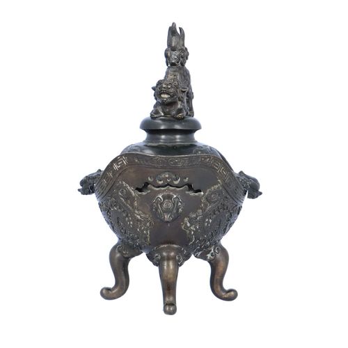 19th Century Chinese Bronze Censer image-3