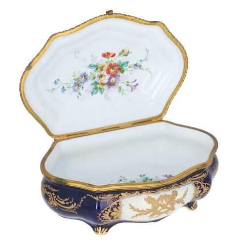 French Sevres Porcelain Box image-3