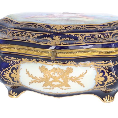 French Sevres Porcelain Box image-4