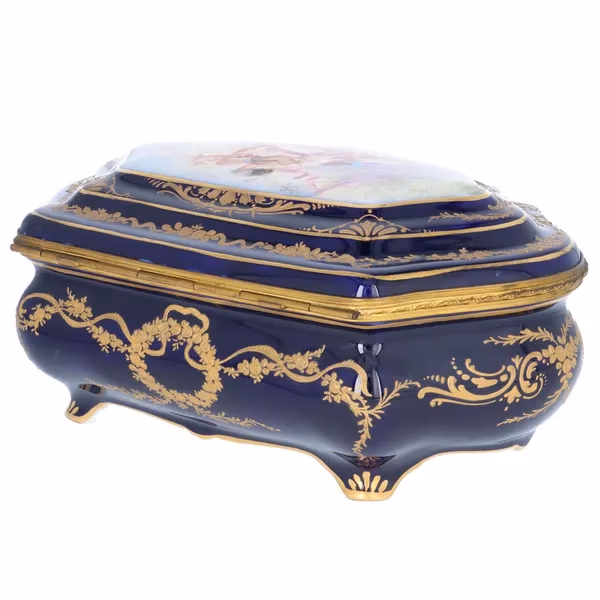 French Sevres Porcelain Box