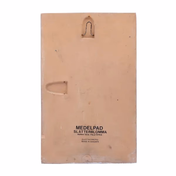 Vintage Gustavsberg Blue Ceramic Wall Plaque