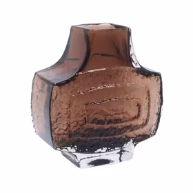 Whitefriars TV Vase in Cinnamon by Geoffrey Baxter