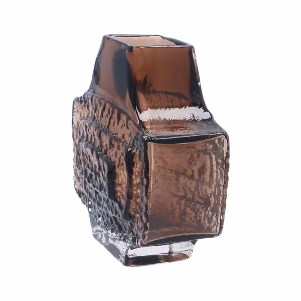 Whitefriars TV Vase in Cinnamon by Geoffrey Baxter