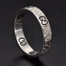 18ct Gold Gucci Starburst Diamond Ring