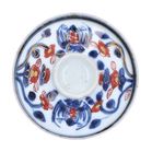 18th Century Japanese Porcelain Imari Chocolate Cup with Lid and Plate