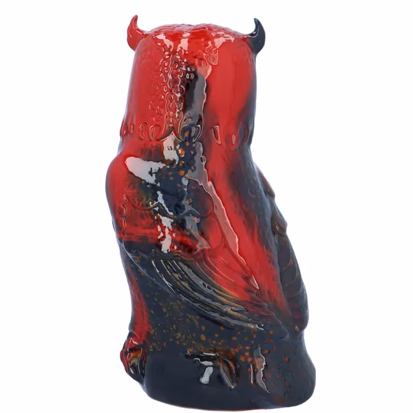 Royal Doulton Flambe Owl