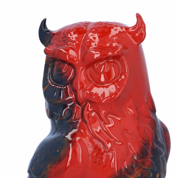 Royal Doulton Flambe Owl