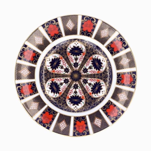Set of Four Royal Crown Derby Imari Dinner Plates
