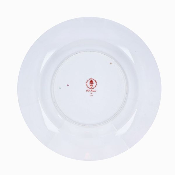 Set of Four Royal Crown Derby Imari Dinner Plates