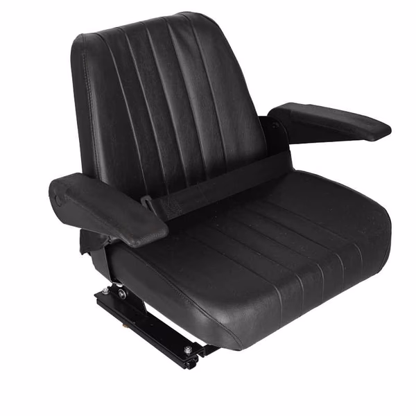 Seat Assembly Vinyl Black fits Kubota M4030SU M4700 M4900 M5400 M5700