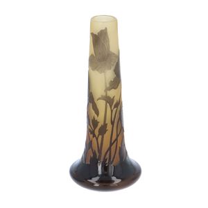 Small D’Argental Cameo Glass Vase