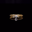 360° view of The Vintage 1989 Brilliant Cut Diamond Solitaire Dainty Ring
