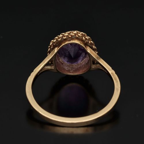 Vintage 9ct Gold Amethyst Ring image-5