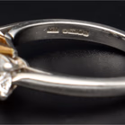 Platinum and 18ct Gold Diamond Ring