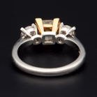 Platinum and 18ct Gold Diamond Ring