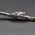 18ct White Gold Italian Diamond Necklace