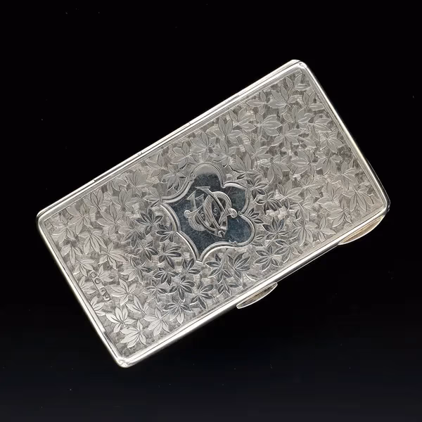 Victorian Silver Card Case