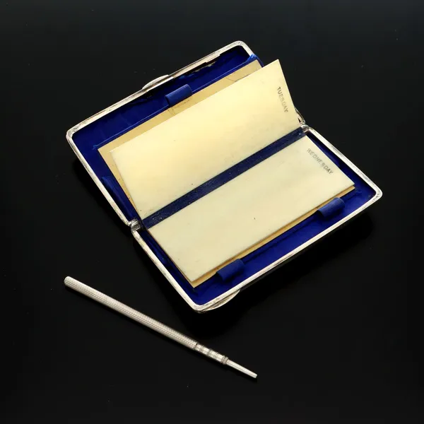 Victorian Silver Card Case