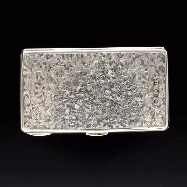 Victorian Silver Card Case