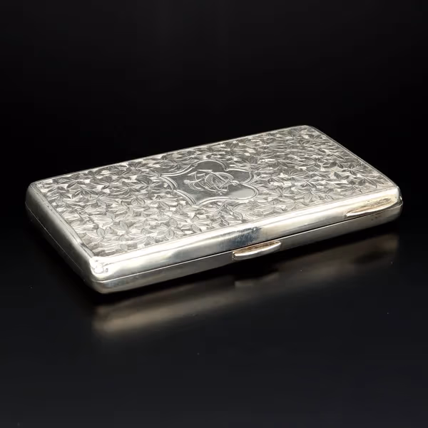 Victorian Silver Card Case