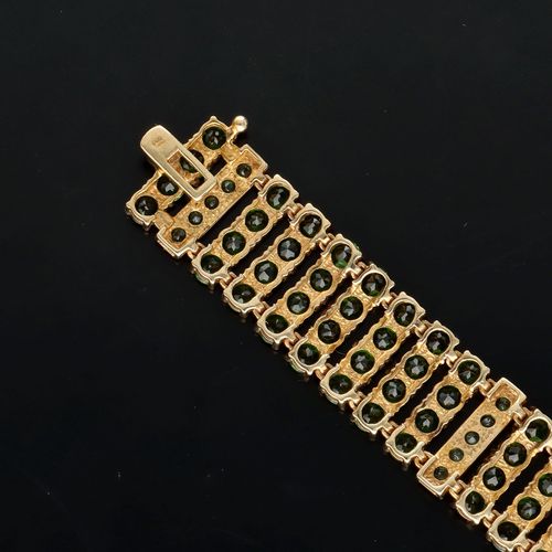 9ct Gold Diopside Bracelet image-4