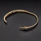 Heavy 9ct Gold Diamond Bangle
