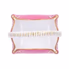 Copeland Pink Porcelain Basket