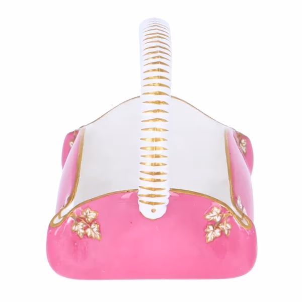 Copeland Pink Porcelain Basket