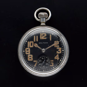 Waltham WW2 Military Issue Pocket Watch