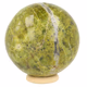 Groene opaal bol 65mm - 360° presentation