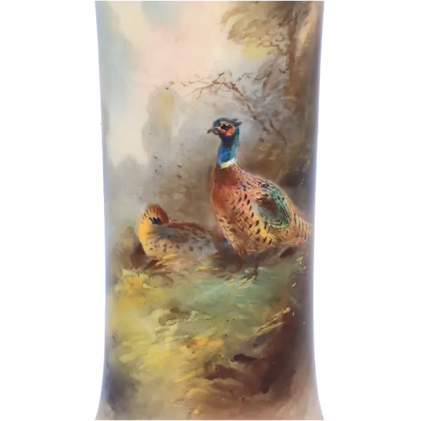 Royal Worcester Flared Rim Vase by Jas Stinton