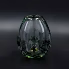 Orrefors Studio Art Graal Glass Fishbowl Vase