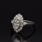 Platinum and 1.35ct Diamond Ring