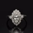 Platinum and 1.35ct Diamond Ring