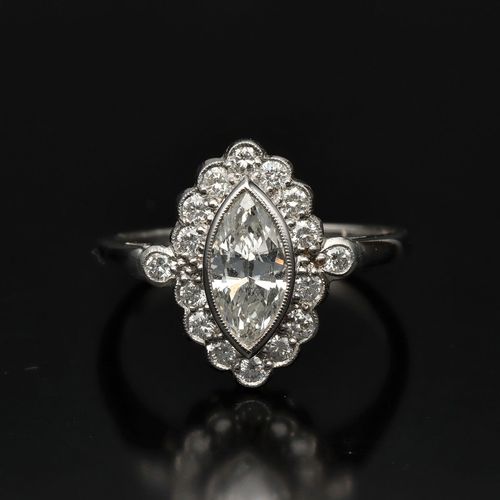 Platinum and 1.35ct Diamond Ring image-2