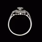 Platinum and 1.35ct Diamond Ring