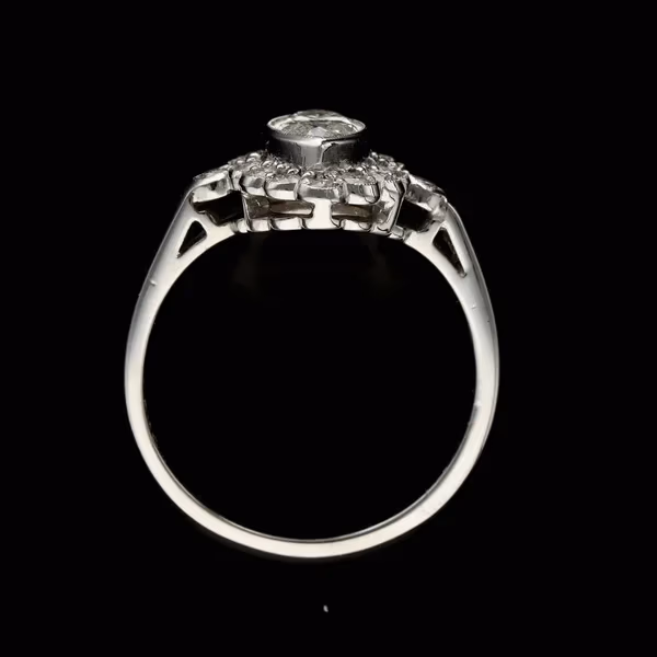 Platinum and 1.35ct Diamond Ring