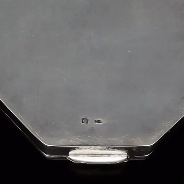 Chinese Silver Octagonal Box