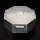 Chinese Silver Octagonal Box