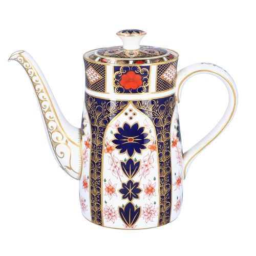 Royal Crown Derby Old Imari 1128 Pattern Coffee Pot with Cover image-2
