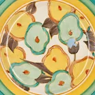 Clarice Cliff Green Chintz Octagonal Plate