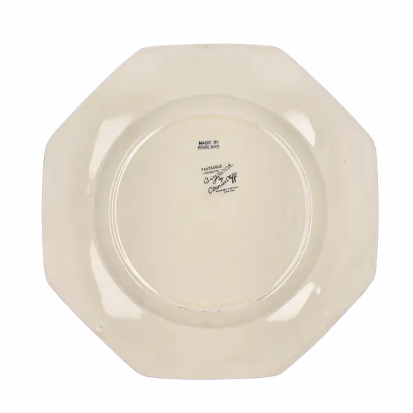 Clarice Cliff Green Chintz Octagonal Plate